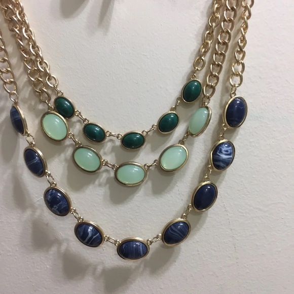 3 layers necklace set new without tags - Picture 3 of 4